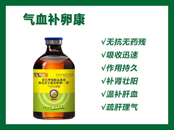 气血补卵康--禽输卵管炎的福音